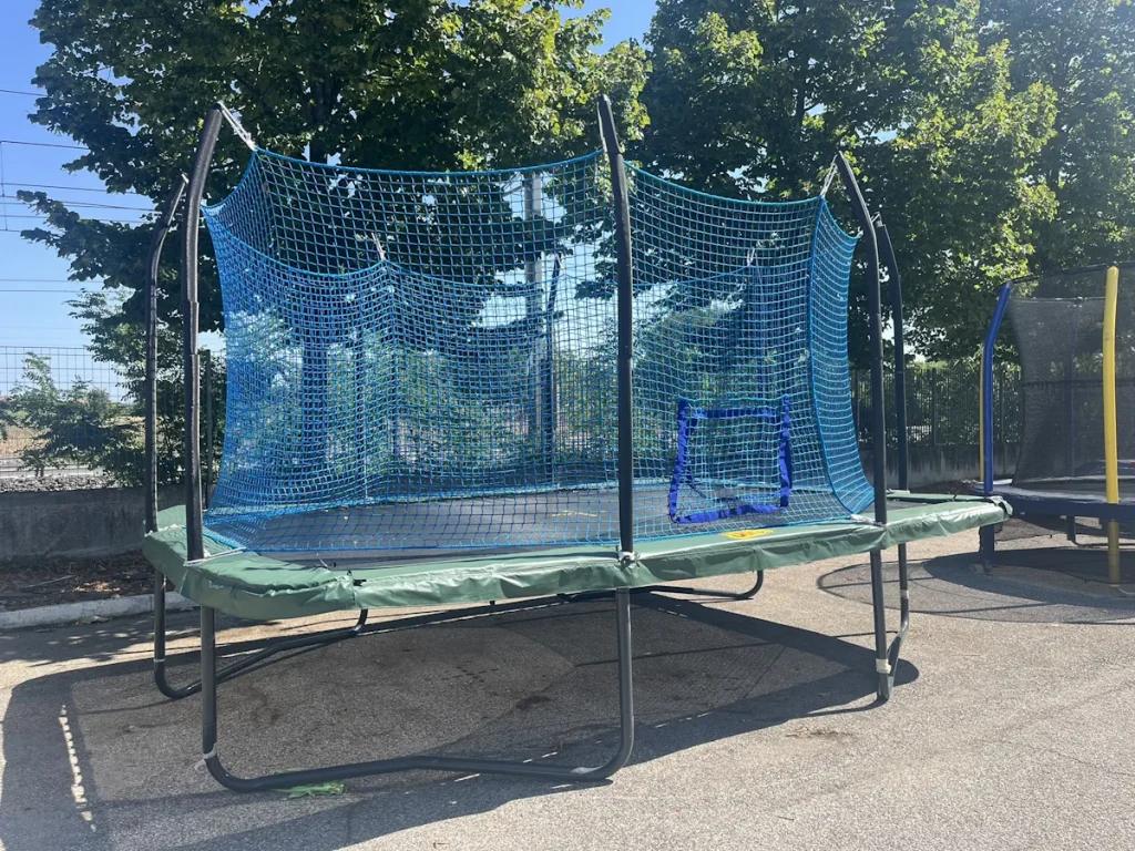 offerta usato trampolino elastico rettangolare professionale usato f3 mostra