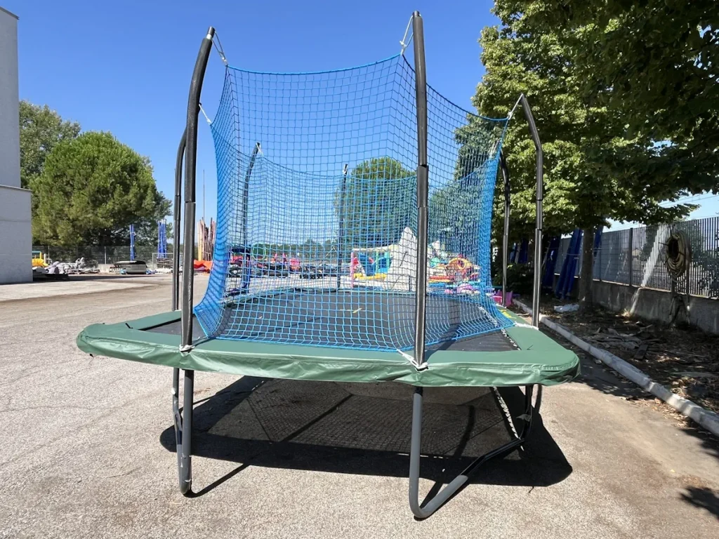 offerta usato trampolino elastico rettangolare professionale usato f5 mostra