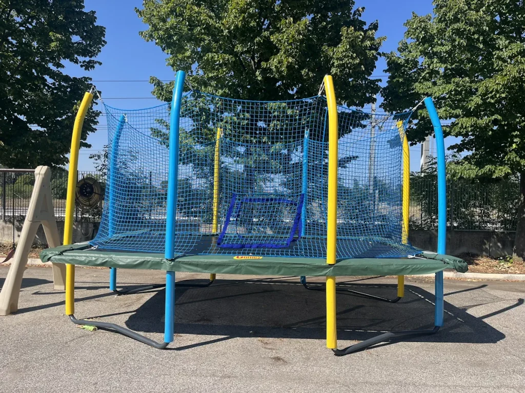 offerta usato trampolino elastico rettangolare professionale usato f7 mostra