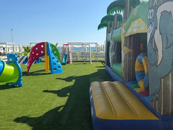 realizzazione stabilimento balneare ladispoli rm f2 area gioco outdoor