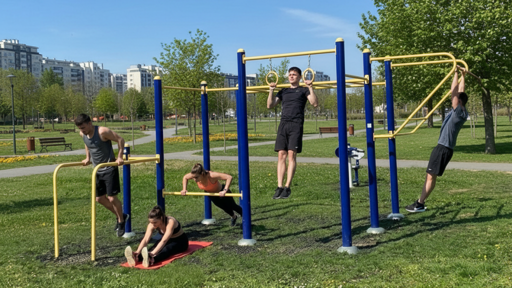 Area Fitness Outdoor per Resort
