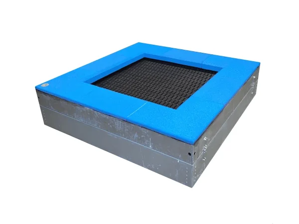 trampolino elastico interrato quadrato f2